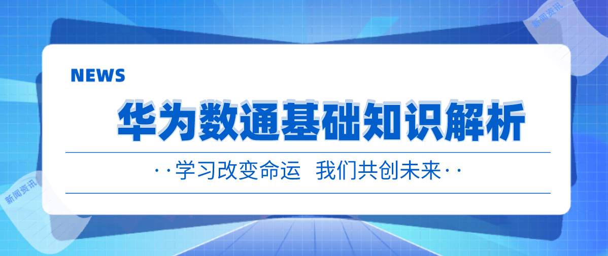 华为数通基础知识解析